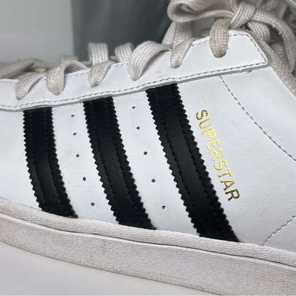 Adidas Men’s Original Classic Superstar Shell-toe Sneakers White & Black 12 - Picture 5 of 7